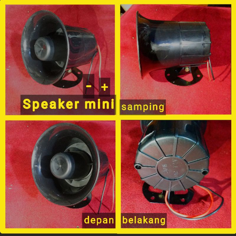 Speaker jualan keliling toa horn mini pengeras suara untuk ampli jualan keliling jingle melodi es kr
