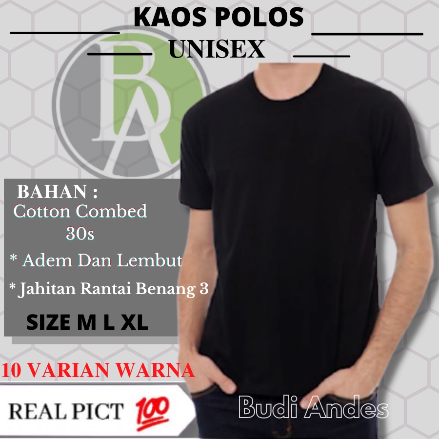 Kaos Distro pakaian pria kaos wanita lengan pendek Baju Kaos Polos Lengan Pendek