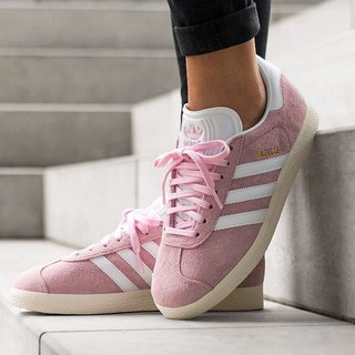 pink and white gazelle adidas