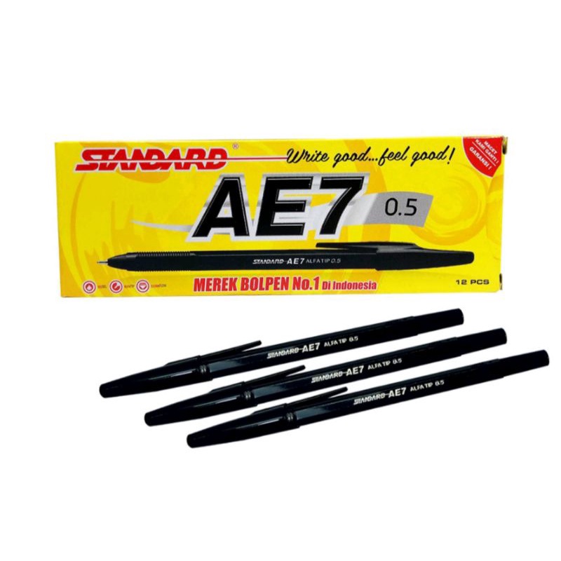 

Pulpen Standard AE7 Ori (1 Pak isi 12)