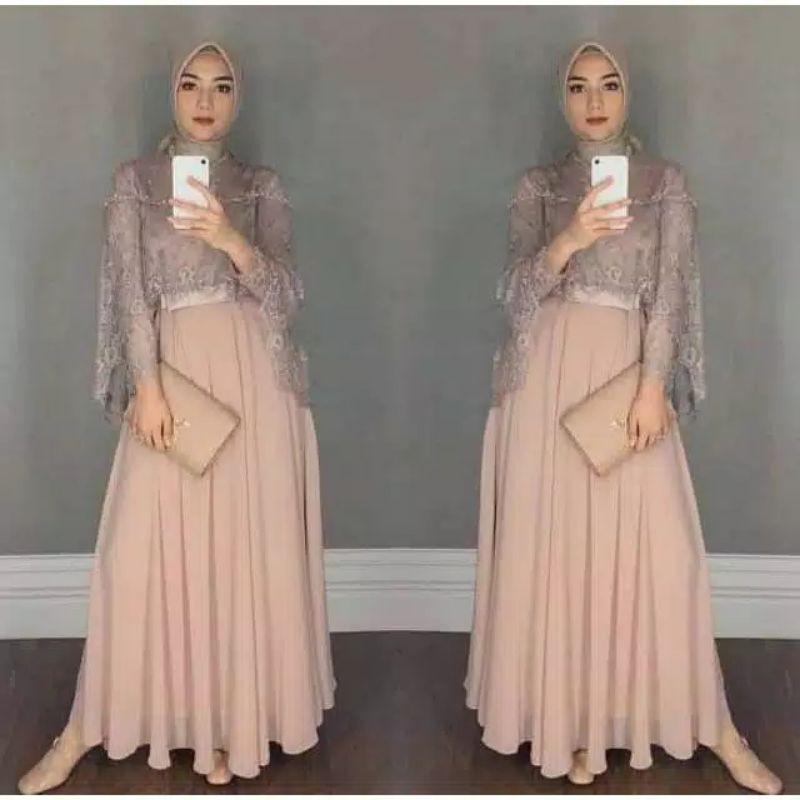 XOS - MAXI CHIKITA / MAXI DRESS WANITA / MAXI HIJAB TERBARU / MX GAMIS / FASHION MUSLIM / BISA COD✅