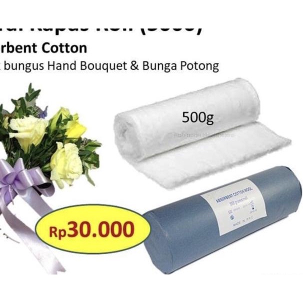 ☂ Kapas merangkai bunga - kapas roll - kapas handbouquet ➲