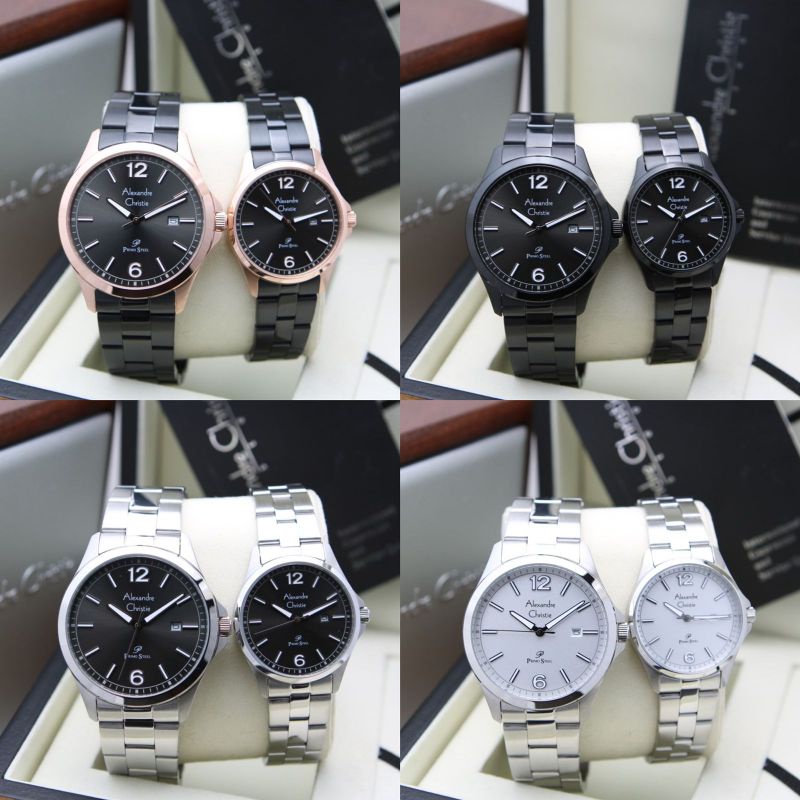 Terbaru Jam Tangan Couple Alexandre Christie 1029 AC1029 [ORIGINAL]