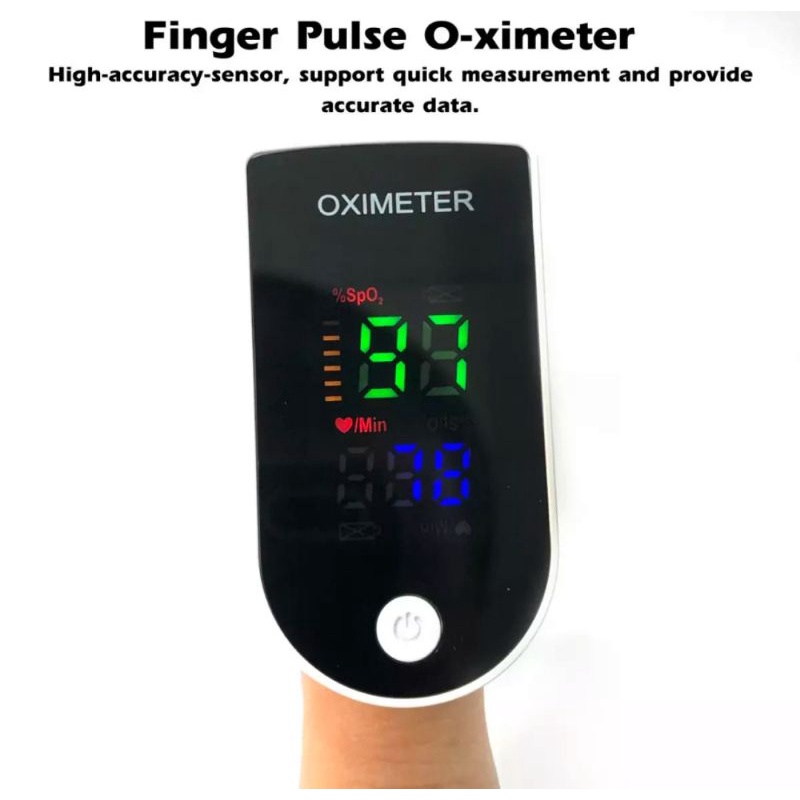 oximeter putih SO811 dan MD2400 alat ukur oksigen pulse fingertrip