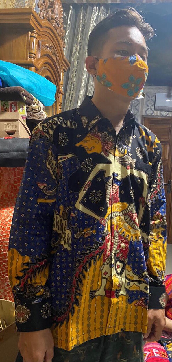 Srikandi Batik Solo Kemeja Lengan Panjang Lapis Furing Katun Halus Sragenan High Quality Terbaru