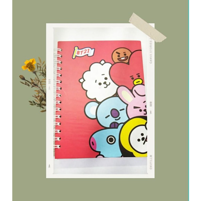 BUKU DIARY BT21 / BUKU DIARY