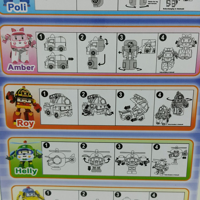 Jual Robocar Poli Fire Engine ROY Transforming Robot Mainan Anak Diskon