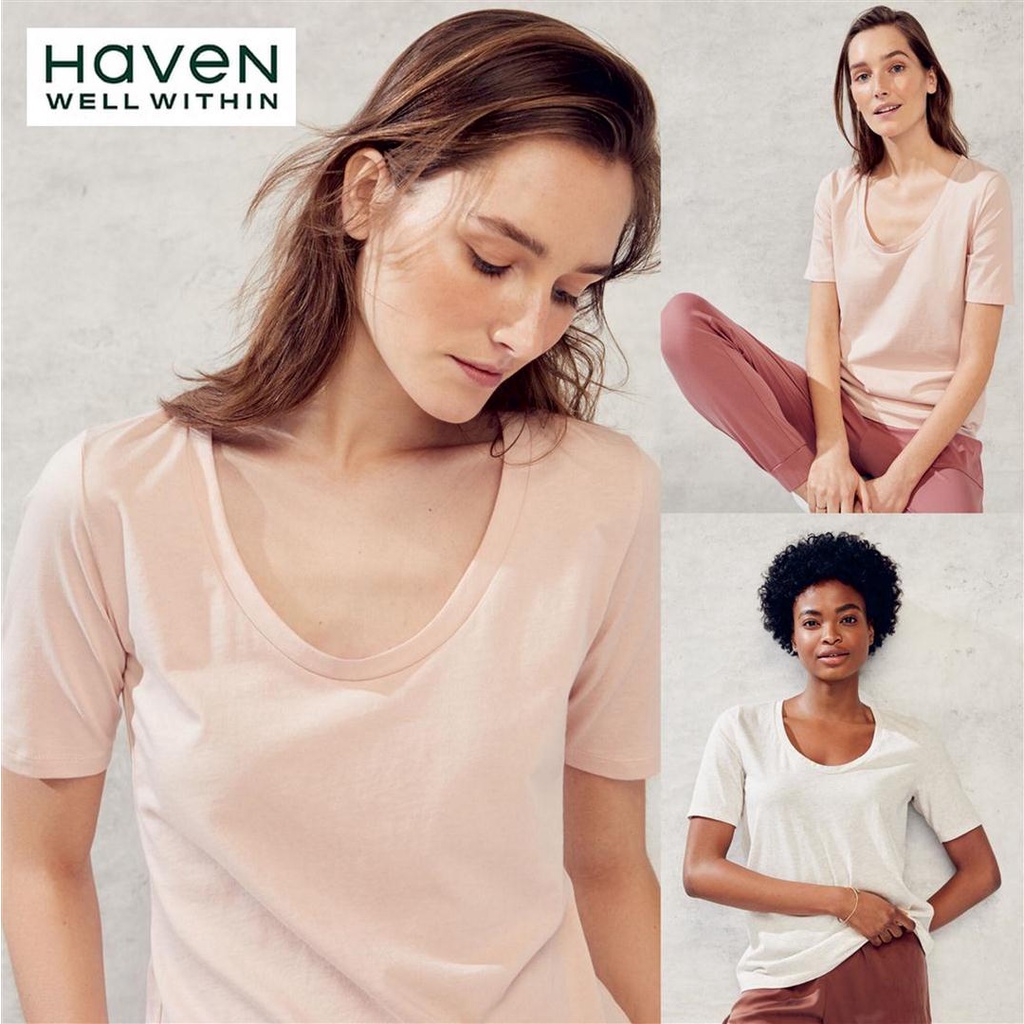 Atasan Baju Kaos Wanita Branded HAV3N Original Murah sisa export