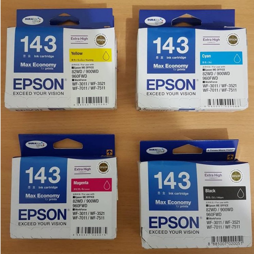 EPSON INK CARTRIDGE 143 SERIES Shopee Indonesia