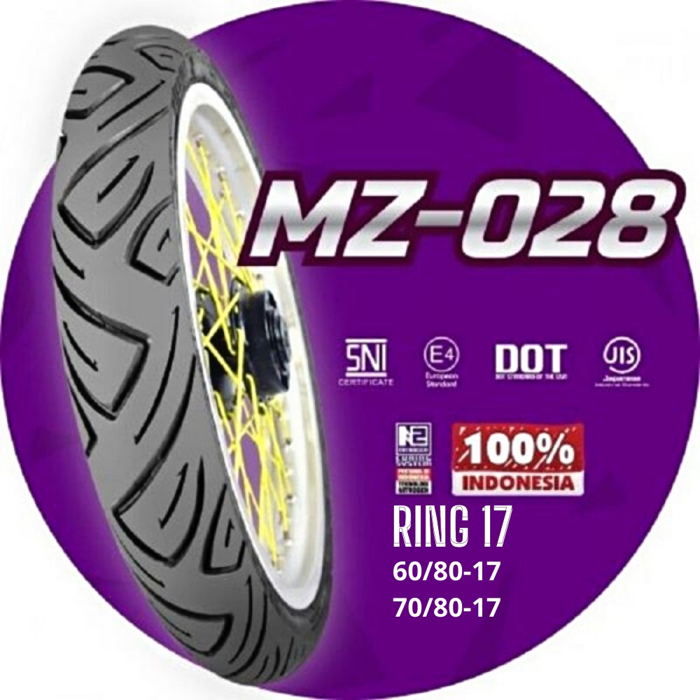 Ban Mizzle Tubetype 60/80 - 70/80-17 MZ028 Ring 17