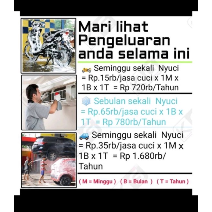 [BISA COD] ⚠️ MaxPower 340psi 10A Alat Cuci Motor 🇯🇵🇲🇨 Kualitas Dijamin Terbaik Steam Jet FREE ADAPTOR