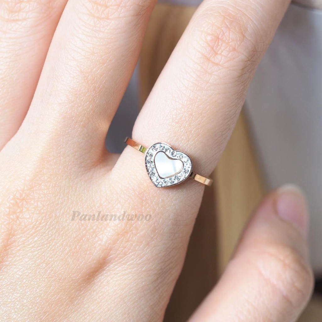 Panlandwoo - Cincin Titanium Wanita Lovin