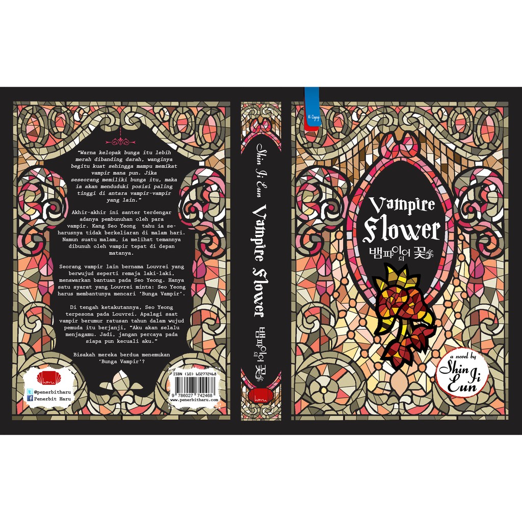 Novel | Vampire Flower 1 | Shin Ji Eun | Penerbit Haru | Buku Romance
