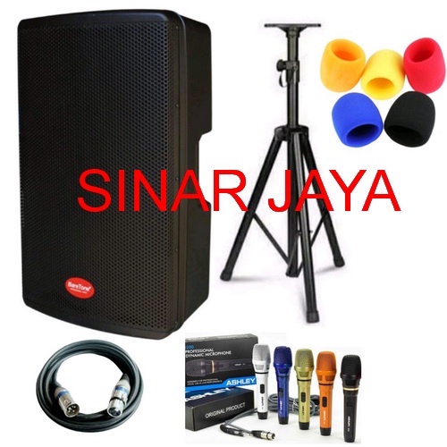 Speaker Aktive ActIve Baretone MAX 15rc MAX15RC ORIGINAL FREE Stand, kabel ke mixer, mic ashley