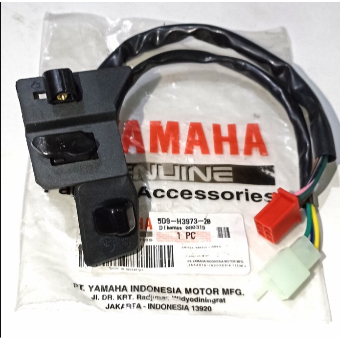 Saklar Kiri Yamaha VEGA ZR Holder Tombol Lampu Dim Klakson Sen 5D9