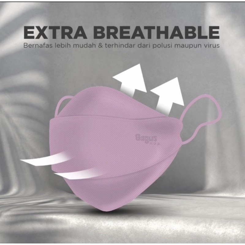 BAGUS Surgical Mask Duckbill isi 20 pcs