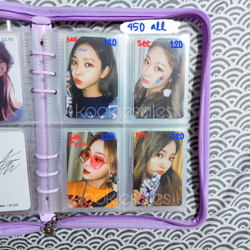 Photocard PC Aespa Black Mamba Epoxy Sticker Set Karina Giselle Winter Ningning BM