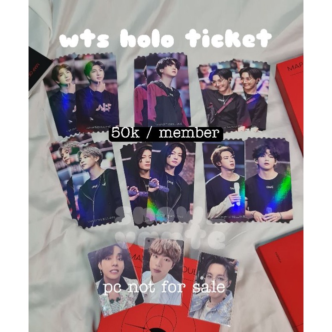 MOTS Map of The Soul ON:E DVD PHOTOCARD JIMIN TAEHYUNG JIN RM SUGA J-HOPE