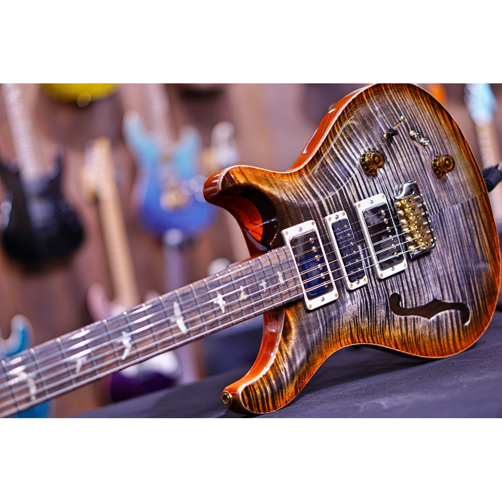 PRS Special wood library Semi hollow Burnt Maple leaf 0318377