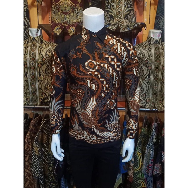 Batik Pria Modern Lengan Panjang Lapis Furing TopBrand Premium