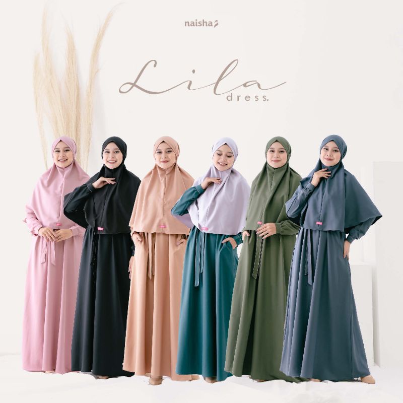 Gamis Muslimah/Gamis Lila/Lila Dress/Daily Gamis