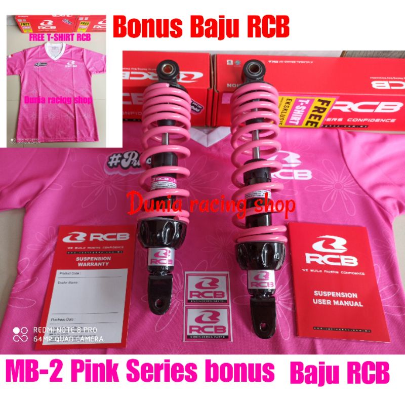 Shock RCB A2 Series Vario 110 Vario 125 Vario 150 Vario 160 Beat Scoopy Spacy Mio Xeon Mio M3 Fino X ride Beat fi esp Scoopy new Beat pop Genio Fazzio Frego Beat street Beat Deluxe RCB Pink Series Bonus Baju