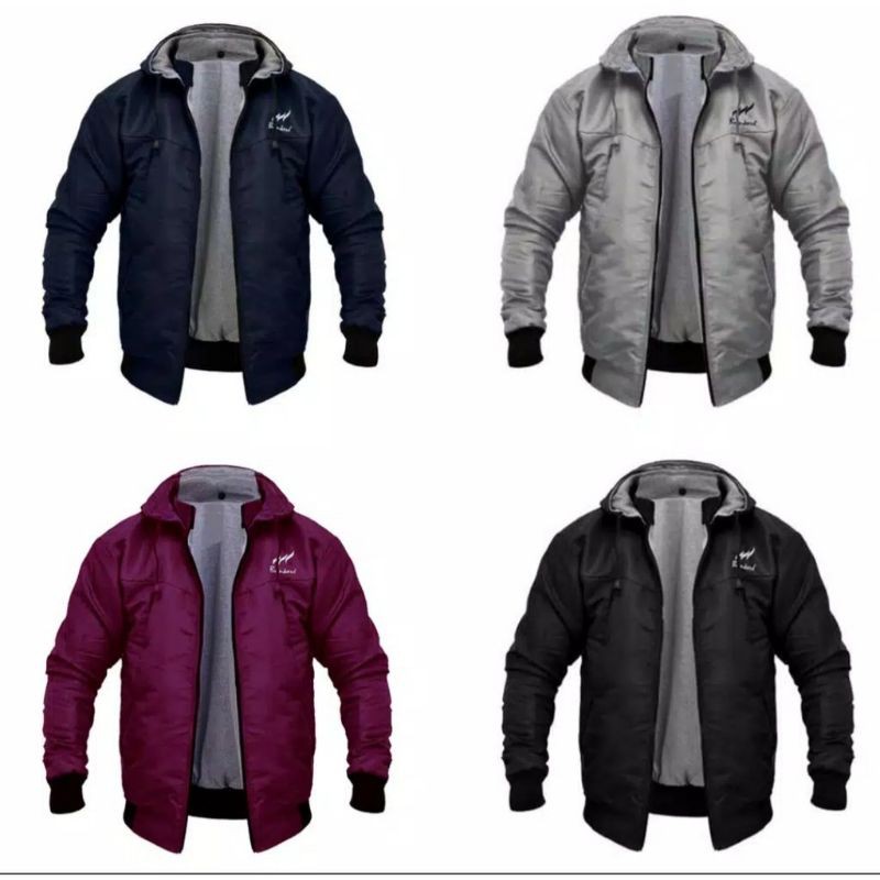 Jaket Pria Bolak Balik Anti Angin ORIGINAL