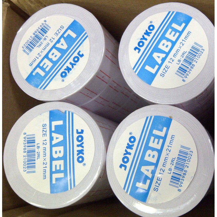 

Label harga 1 line / stiker price label utk joyko mx-5500m - 10 rol