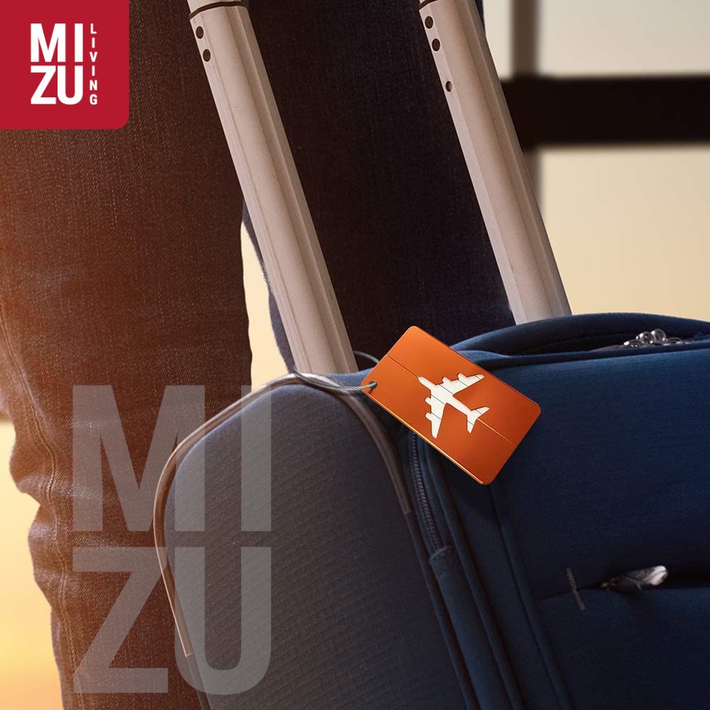 AVION Aluminium Luggage Baggage Tag Gantungan Name Tag ID Koper Bagasi Tas Bag-1