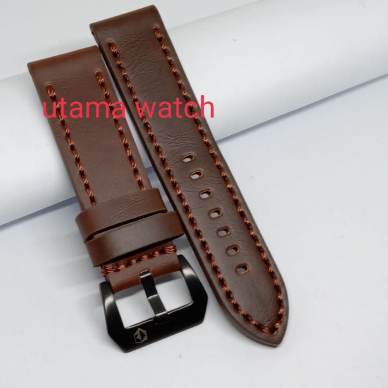 STRAP TALI JAM EXP &amp; Alexandre Christie  HITAM COKLAT 22 24 MM STRAP TALI JAM TANGAN ARLOJI