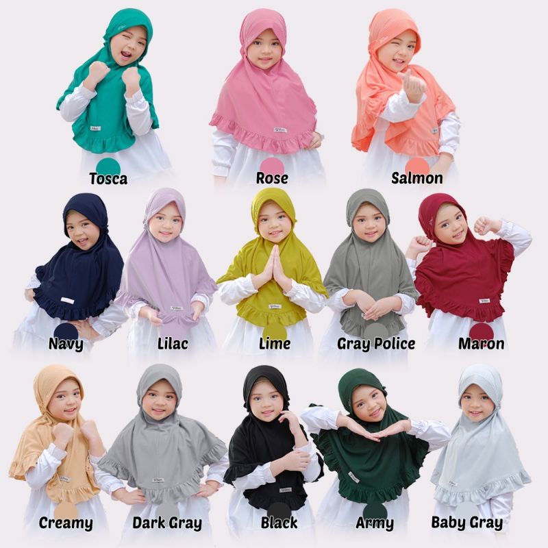 Bergo FATIN Kids by Fauz Hijab