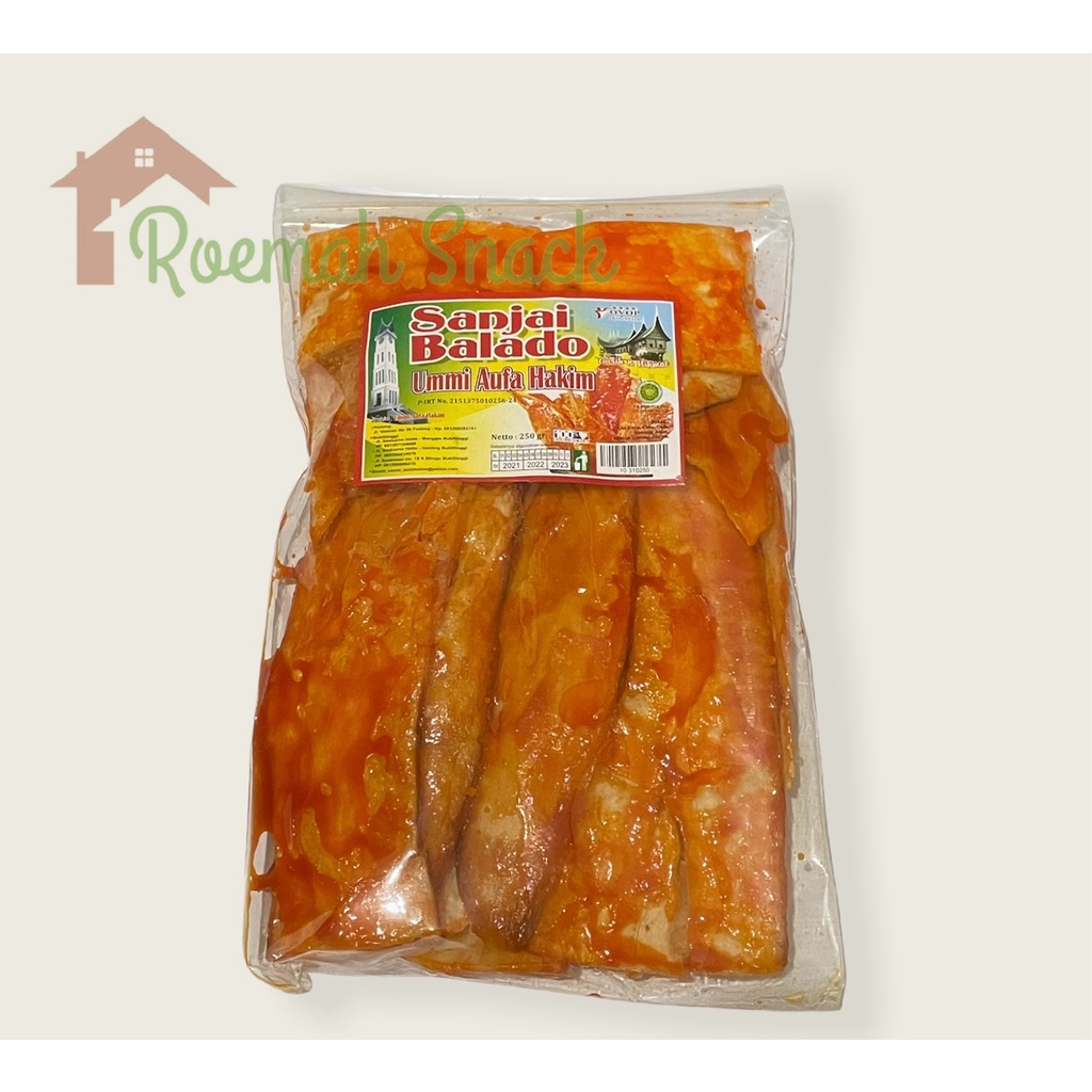 

Sanjai Balado 250gr - Ummi Hakim - Asli Padang - Pedas Manis & Enak