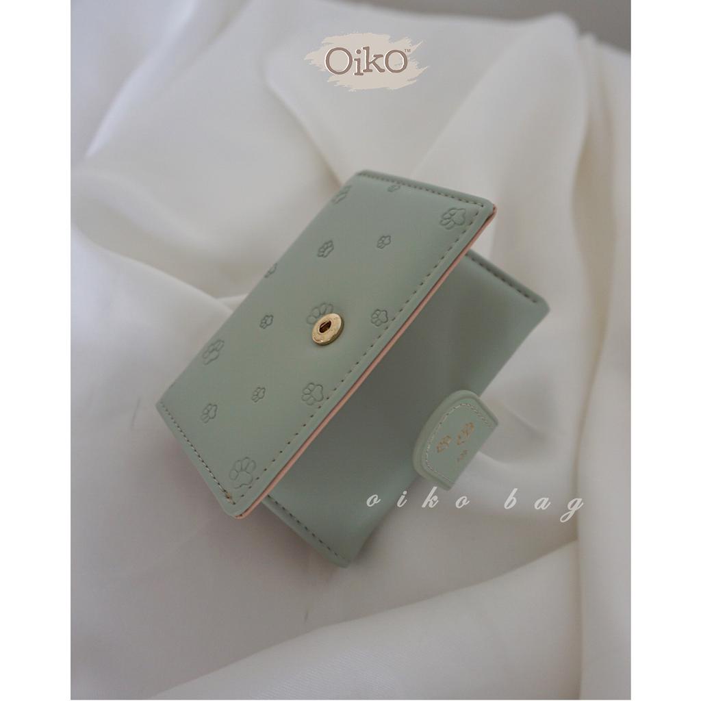 DOMPET WANITA KECIL OIKO PUPPY WALLET / DOMPET LIPAT / CARD HOLDER / DOMPET KARTU / DOMPET LUCU