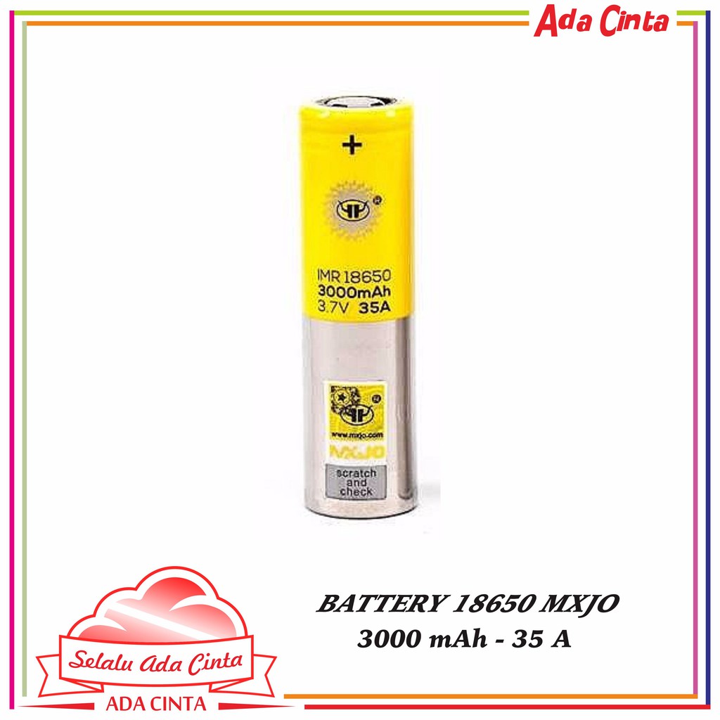 BATERAI 18650 MXJO 3000mAh clone