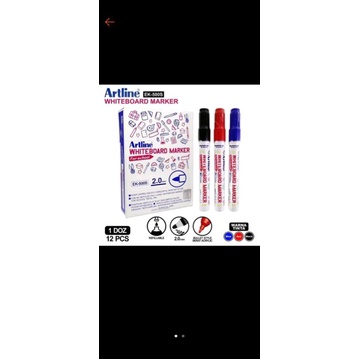 

Spidol papan tulis artline Whiteboard marker for school Ek500s