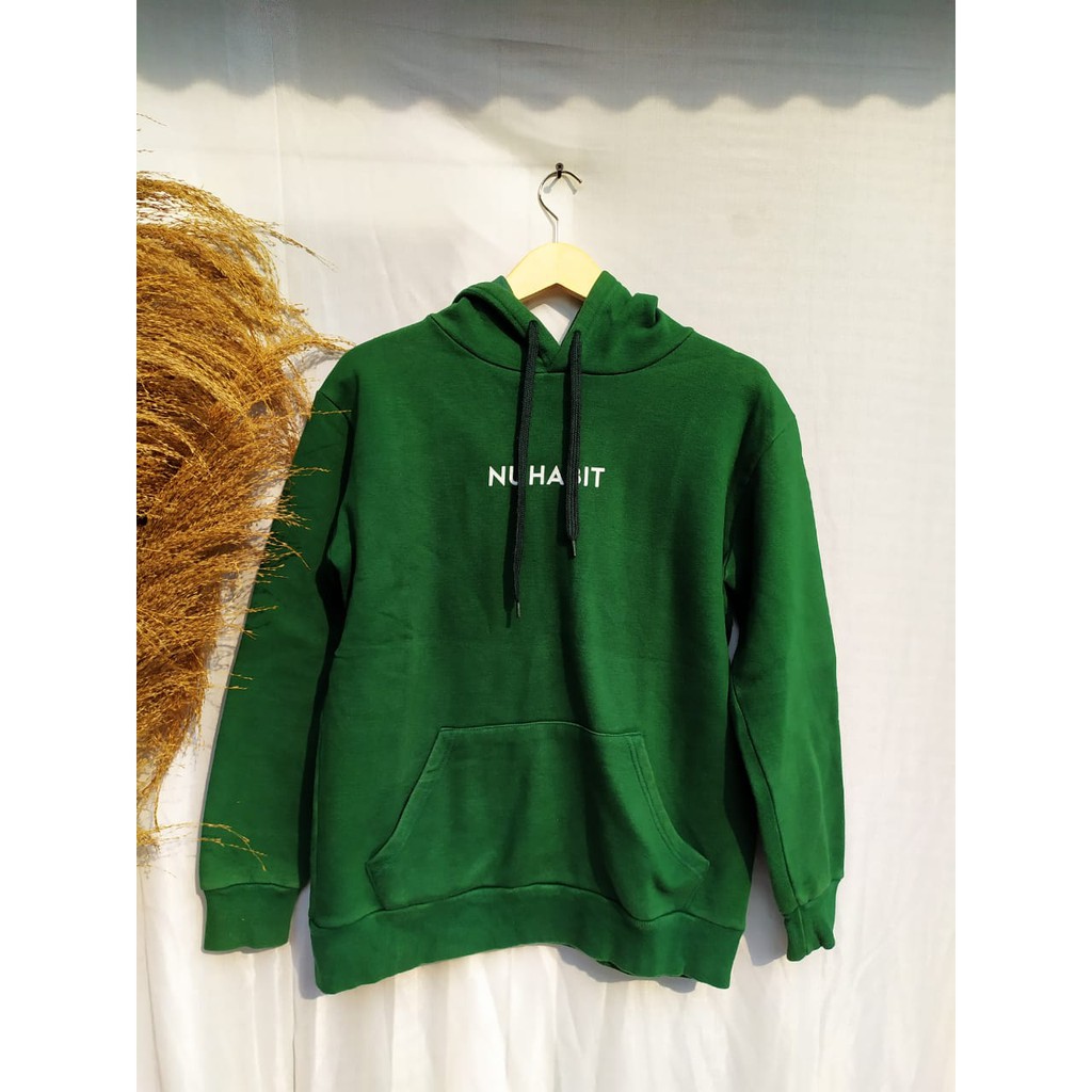 Hoodie nuhabit green original