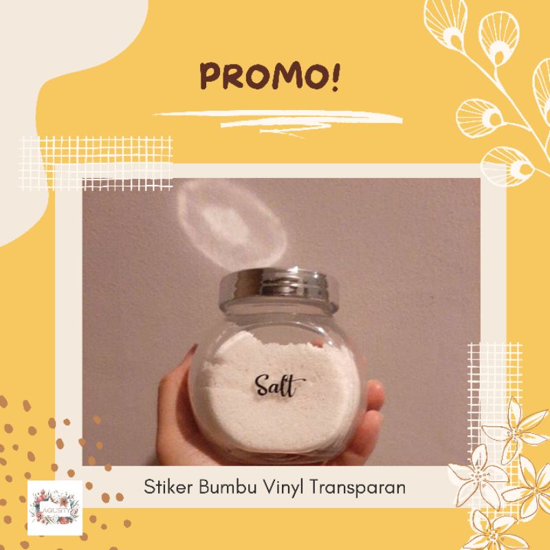 

Stiker Nama Bumbu Dapur / Label Bumbu Murah