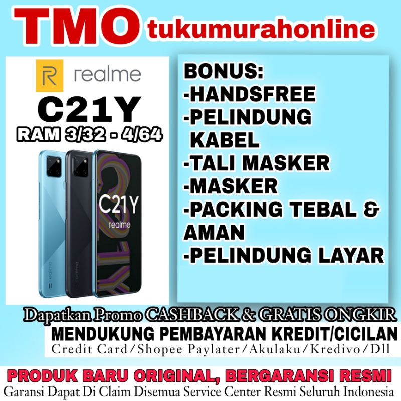 REALME C21Y C21 Y 3/32 TERBARU GARANSI RESMI