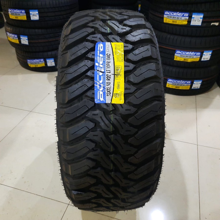 ban mobil untuk Pajero Fortuner dll ukuran 33x12,5 R20 Accelera MT ban 33 12,5 r20