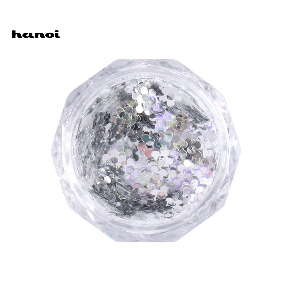 Han 1 Kotak Sequin Glitter Berkilau Untuk Dekorasi Nail Art / Manicure