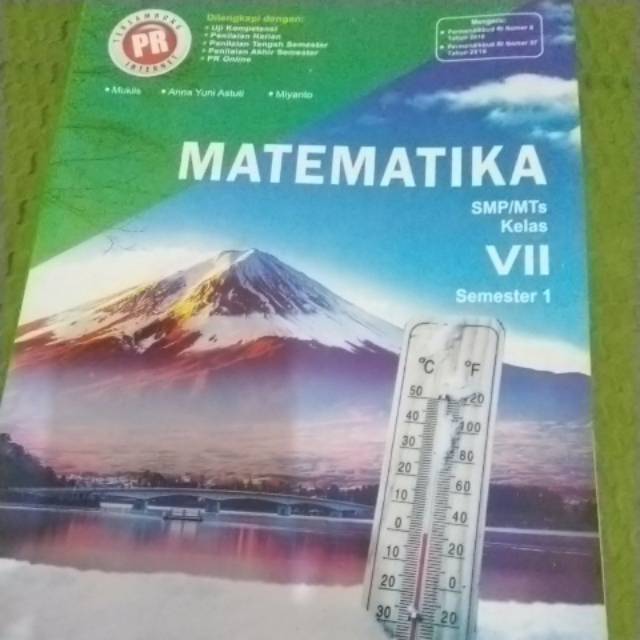 BUKU LKS/BK PR MATEMATIKA untuk kelas 7 semester 1(BUKU BARU) Best seller,banyak latihannya