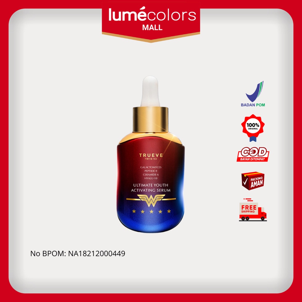 [Limited Edition] Trueve Wonder Woman Serum Ultimate Youth Activating Kecantikan Wajah