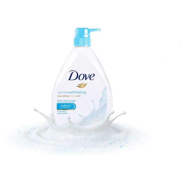 Dove Body Wash Gentle Exfoliating (550ml) - THAILAND