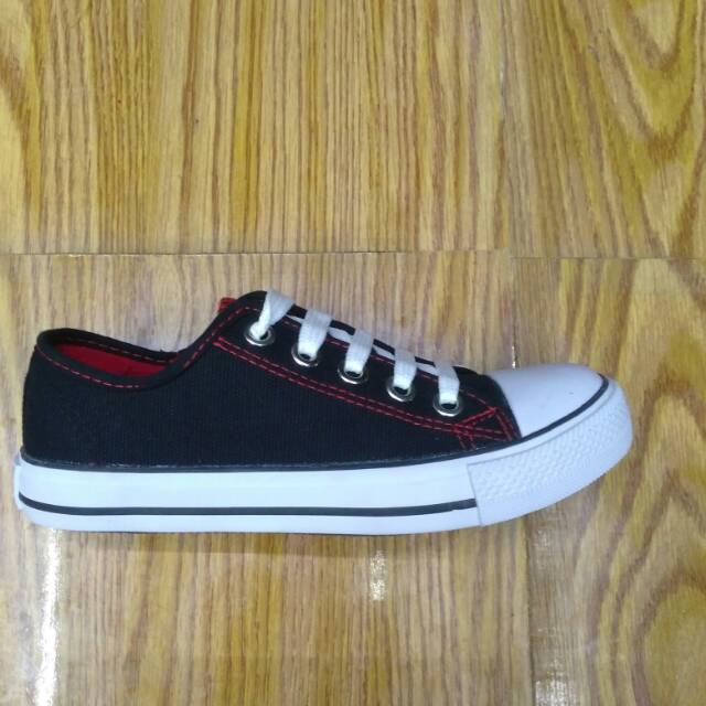 Sepatu sekolah hitam new basket untuk anak