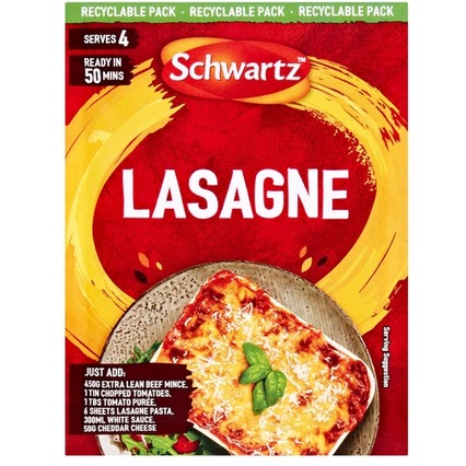 

Schwartz Lasagne |Bumbu siap pakai untuk Saus Lasagna|36g|
