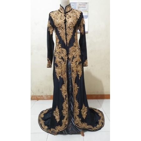 Kebaya Bludru Pengantin Krah sanghai/KebayabPengantin Murah