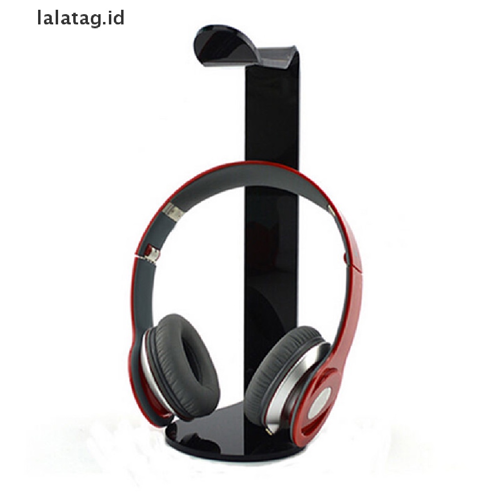 (Flyag) Stand Holder Headphone Bahan Akrilik Untuk Meja