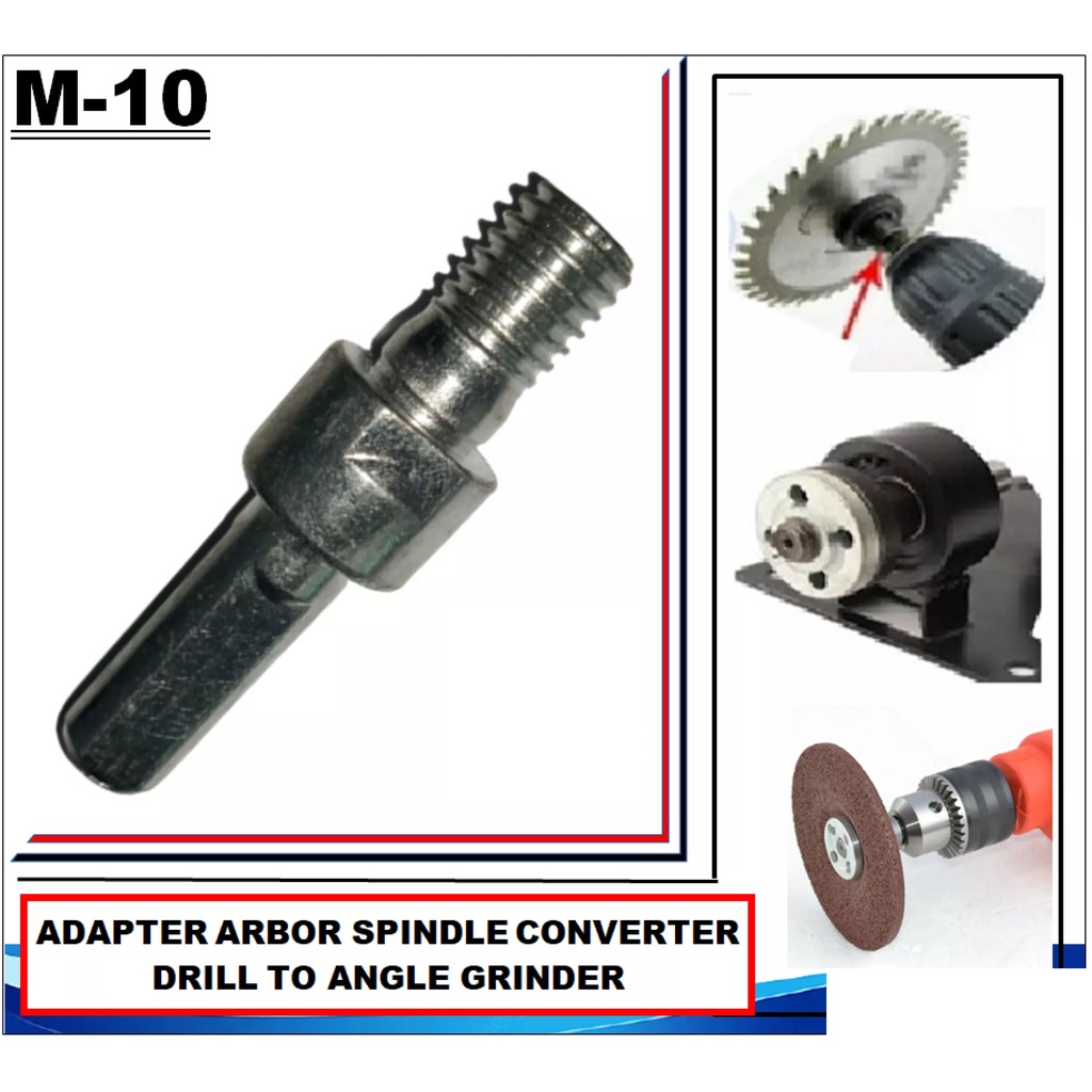 Baut Adaptor Konektor Mesin Bor Ke Pad Poles Polisher M 10