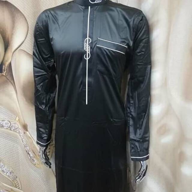 Jubah pria Daffa haromain motih bordil premium import mesir