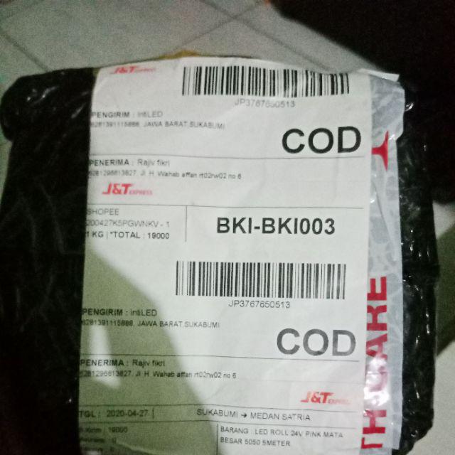 24volt - Led Roll Pink Mata Besar 5050 5meter